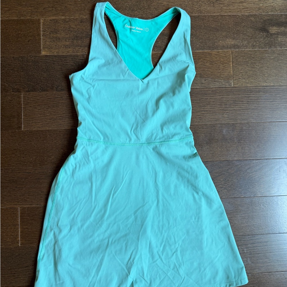 Outdoor Voices Turquoise Tennis Dress